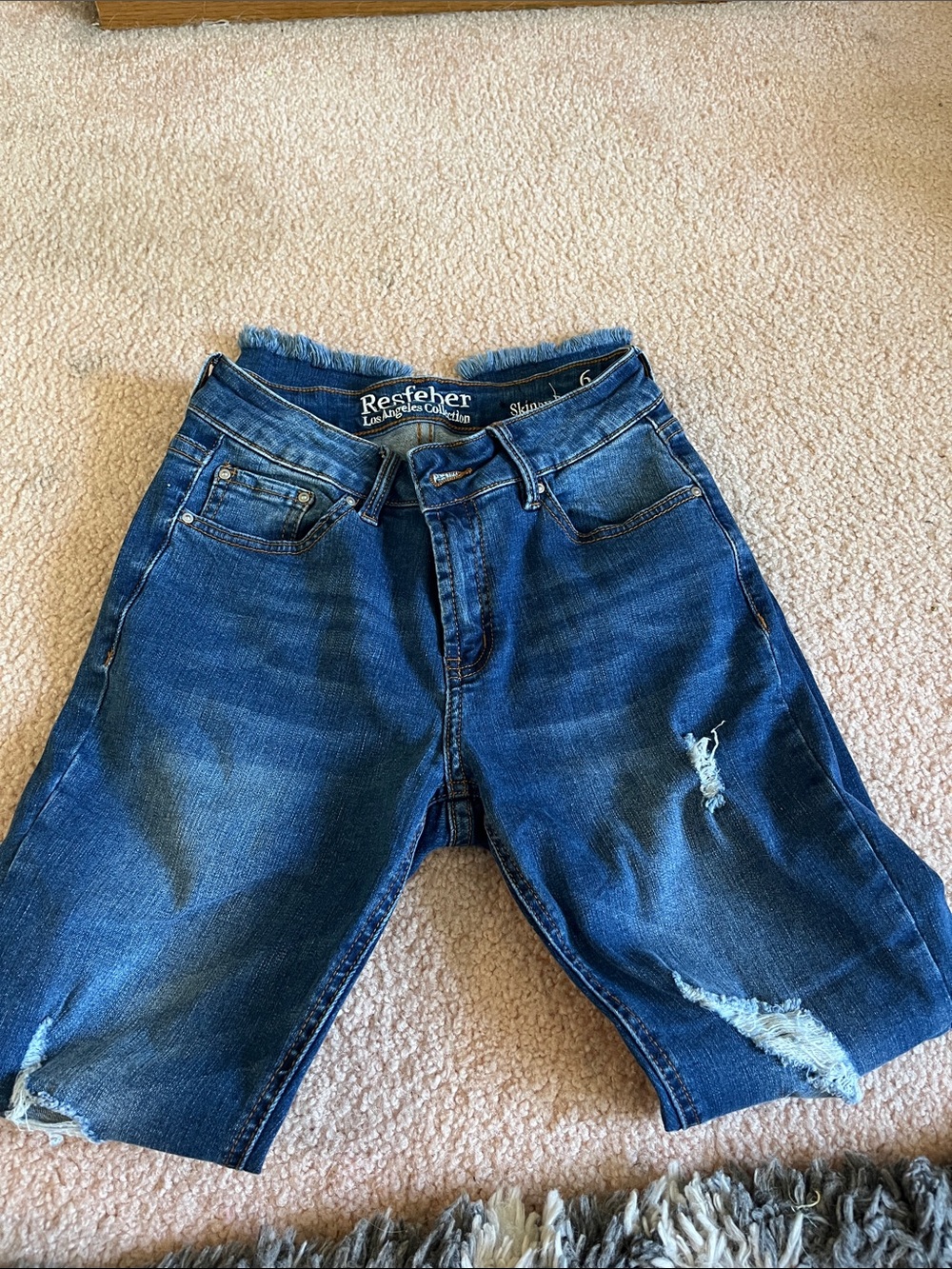 Amazon Women’s Boyfriend Jeans in Dark Blue Denim